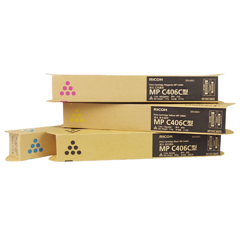 理光(Ricoh)MP C406 碳粉墨粉耗材 1支装 适用MP C406ZSP/MP C407SP