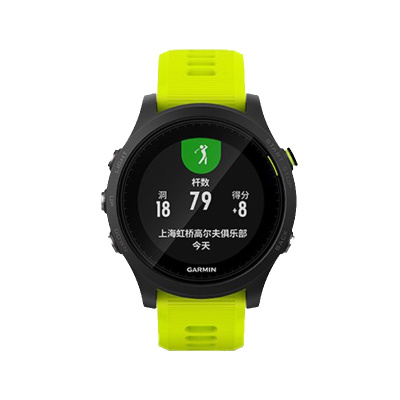 Garmin佳明forerunner935光电心率跑步游泳骑行铁三运动户外功能手表防水50m心率监测智能通知(荧光绿)