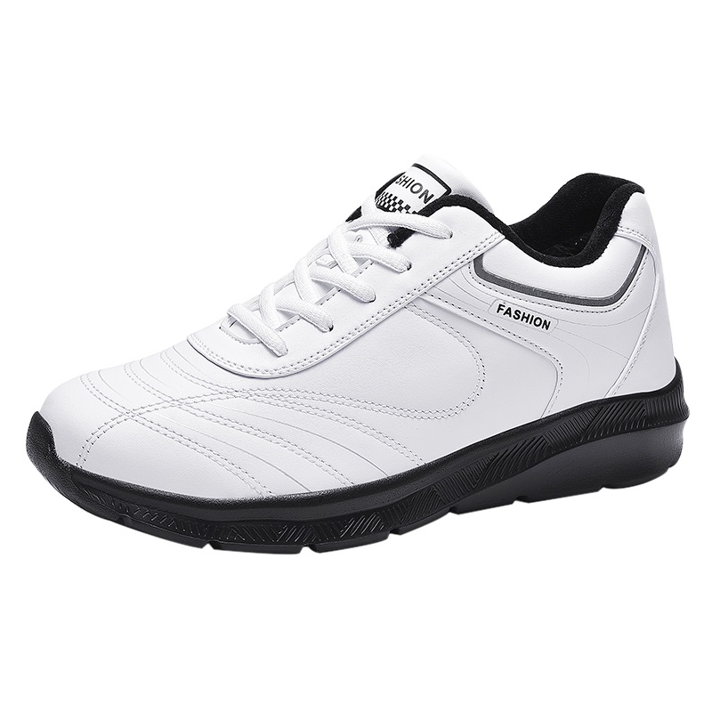 艾斯臣acesc 秋冬款男士旅游鞋保暖加绒防滑棉鞋冬天运动休闲鞋