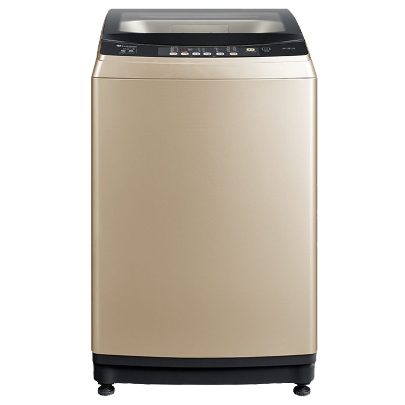 小天鹅（Little Swan）10公斤直驱变频波轮洗衣机 家用大容量全自动 健康免清洗 摩卡金 TB100S28DMG