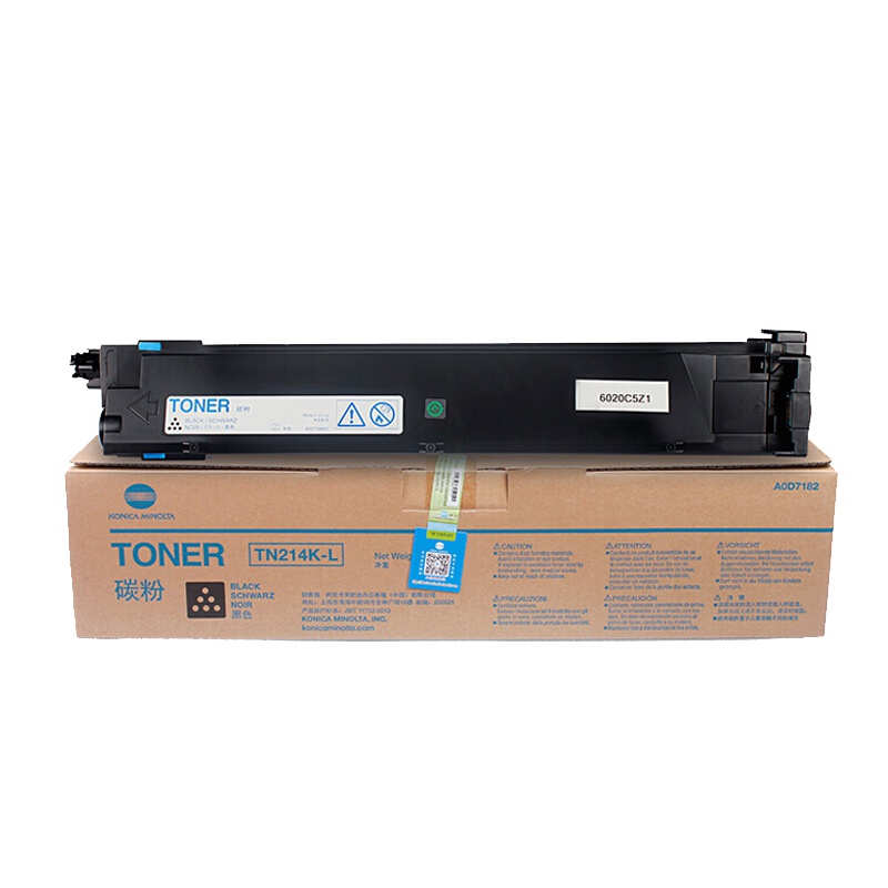 柯尼卡美能达(KONICA MINOLTA) 碳粉 TN214K-L 黑粉 适用C200/C210/C7720 单只装