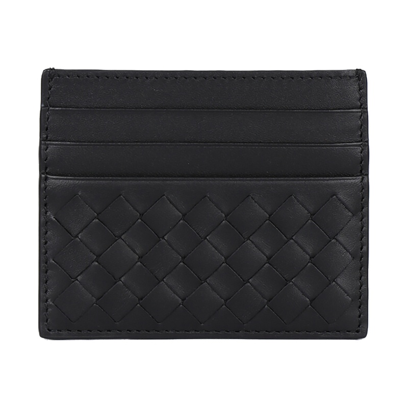 BOTTEGA VENETA 宝缇嘉 BV 男士牛皮编织卡夹卡包