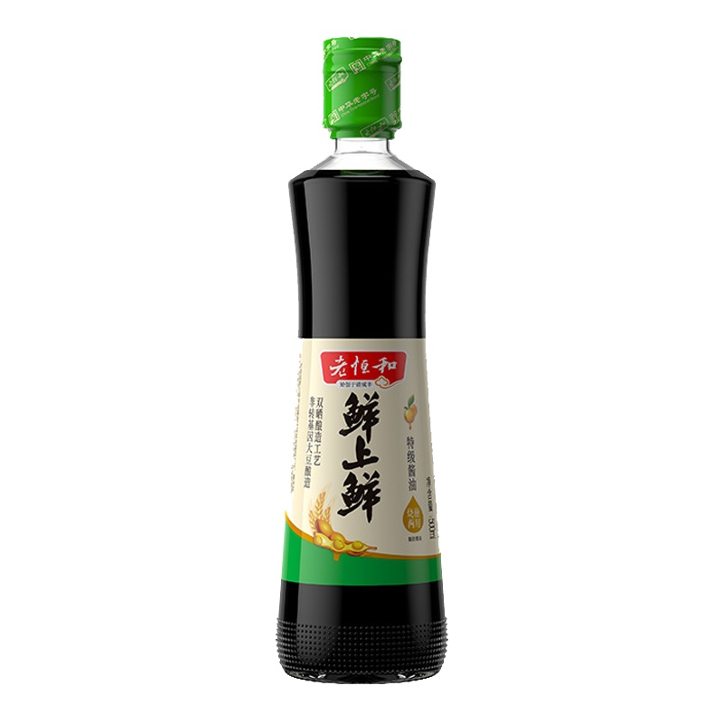 老恒和 鲜上鲜酱油500ml 瓶装 调味品调味料 酱油生抽老抽两者皆可 烧蘸两用