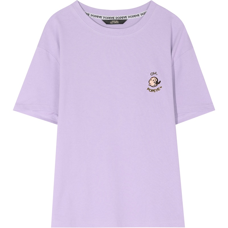 【大力水手联名】妖精的口袋刺绣短袖T恤2020夏季新款女ins上衣潮