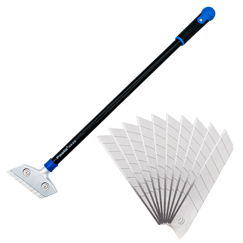 保拉(Paola) 重型铝合金铲刀清洁刮污刀玻璃瓷砖刮刀铲刀套装（送10把刀片）