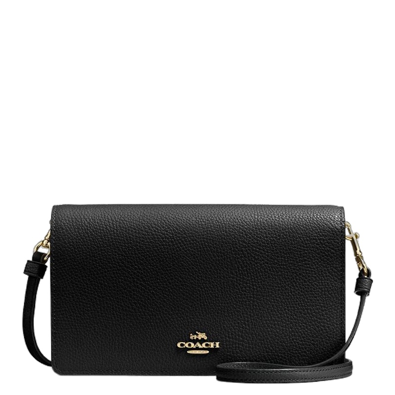 【直营】COACH蔻驰Hayden系列牛皮翻盖手拿包单肩包斜挎包女包