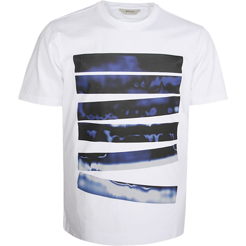 Z Zegna 杰尼亚 奢侈品 男士棉质圆领短袖T恤衫 VU372 ZZ630M