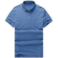 布先生短袖T恤 纯棉翻领polo衫男 简约纯色爸爸装夏 AT10079