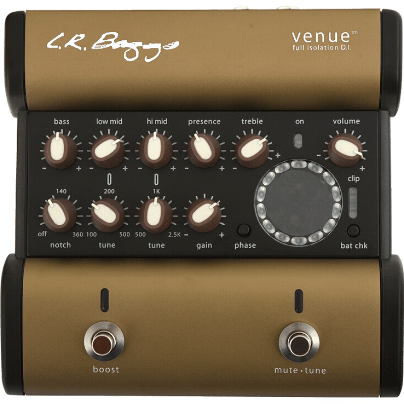 原装沃森 L.R.Baggs VENUE DI 多功能原声民谣吉他指弹 前级 LR DI盒 乐器配件