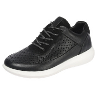 ECCO爱步新款男鞋百搭透气运动休闲鞋低帮镂空单鞋赛速450604