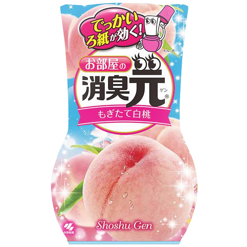 [临期清理,介意勿拍]小林制药 室内高档液体有香味空气清新剂 去除异味客厅卧室空气清香 蜜桃香400毫升0.4kg