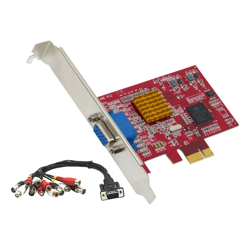 同三维T550EA开发卡 AV/CVBS/BNC/S端子视频采集卡 视频会议 CT/B超/彩超图像录制 带音频