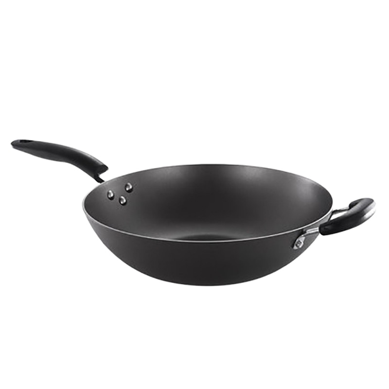 美的/Midea CZ32B5 锅具 铸铁炒锅无涂层生铁老式 铁锅32cm电磁炉燃气灶明火通用