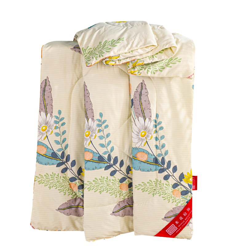 MIHUABEDTIME米花寝饰缤纷花妍印花被单人学生宿舍空调被被子