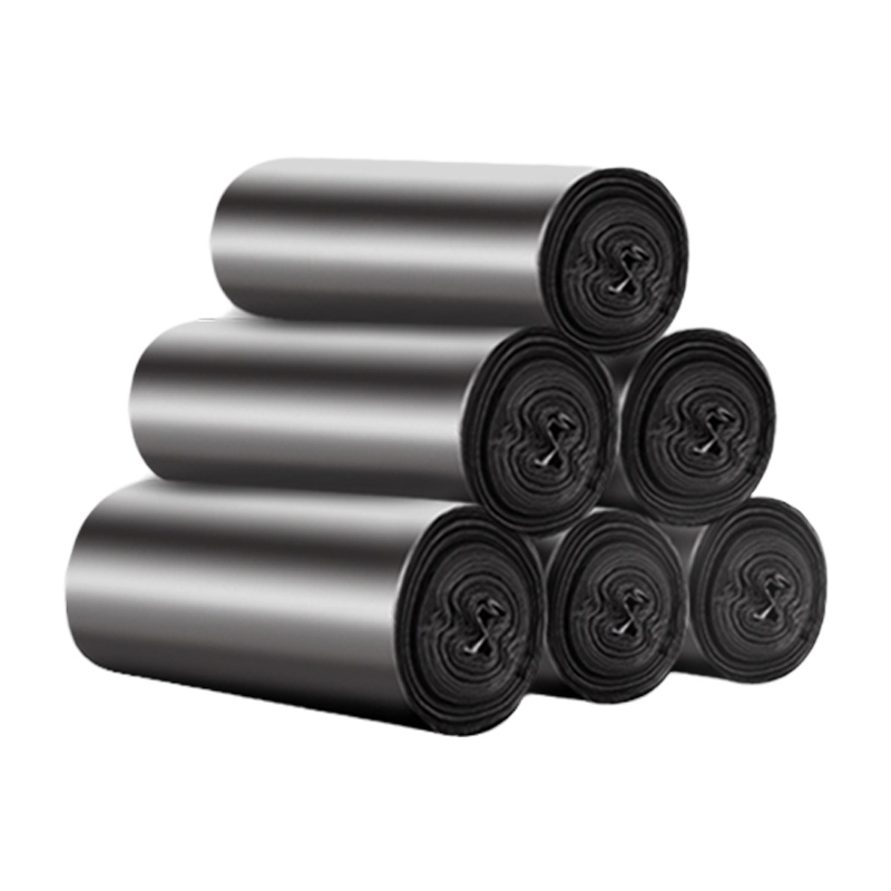 尚岛宜家 50*65cm 手提式背心袋垃圾袋(5个/包)-(包)