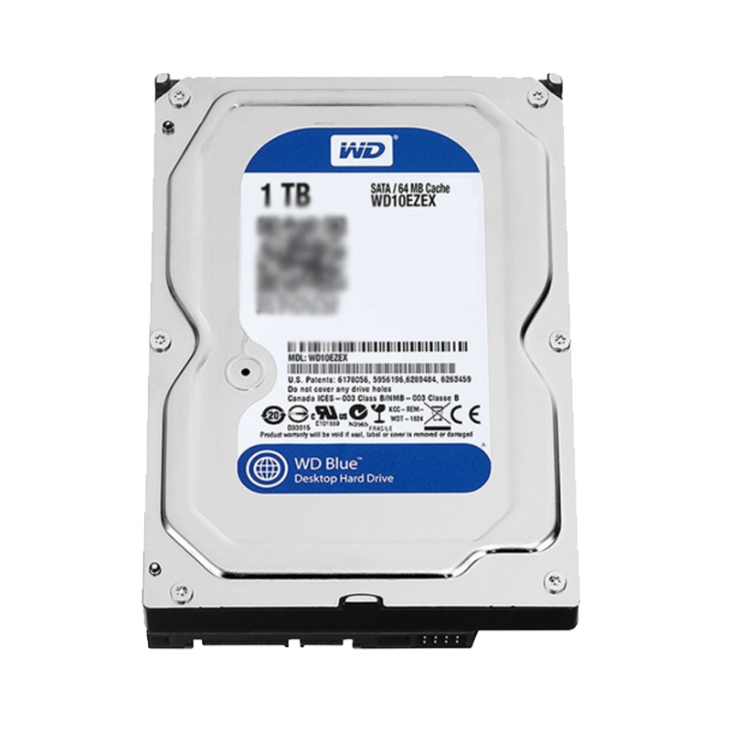 西部数据(WD)蓝盘 1TB SATA6Gb/s 7200转64MB 台式机械硬盘(WD10EZEX)