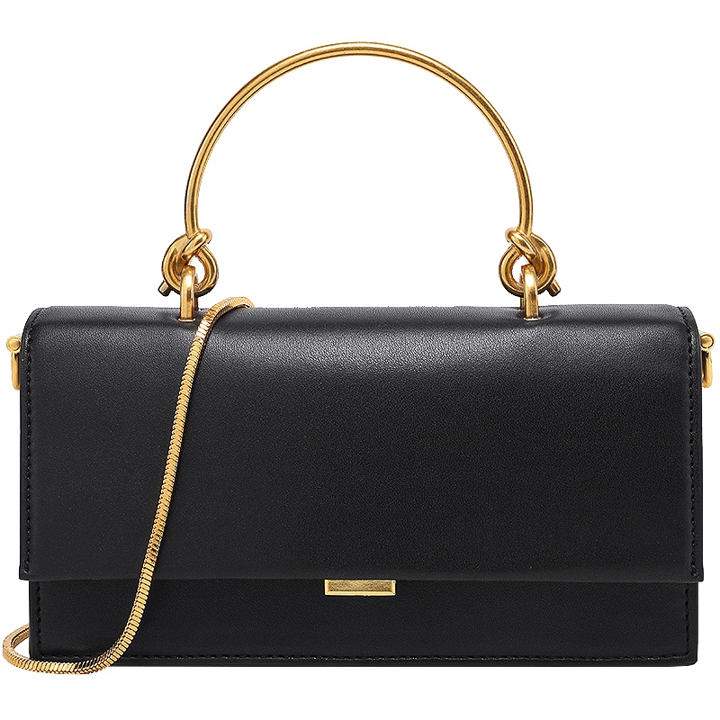 2019新款包包女高级感手提风琴小方包百搭斜挎链条包CK19AH35103