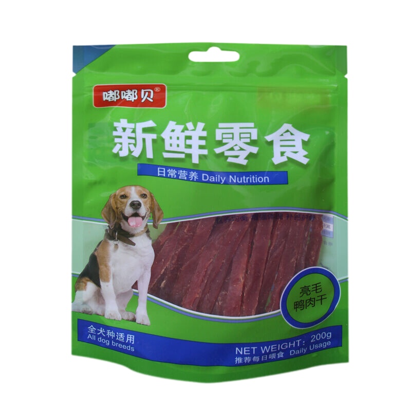宠物零食狗狗零食鸭肉条丝 鸭肉干200g 小型犬大中型犬狗零食泰迪比熊阿拉斯加哈士奇萨摩耶