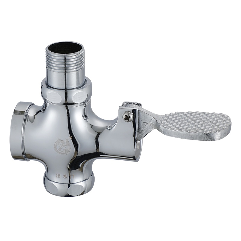 6分进水6分出水 大便冲洗阀 冲水阀 厕所蹲便池脚踏式延时冲洗阀