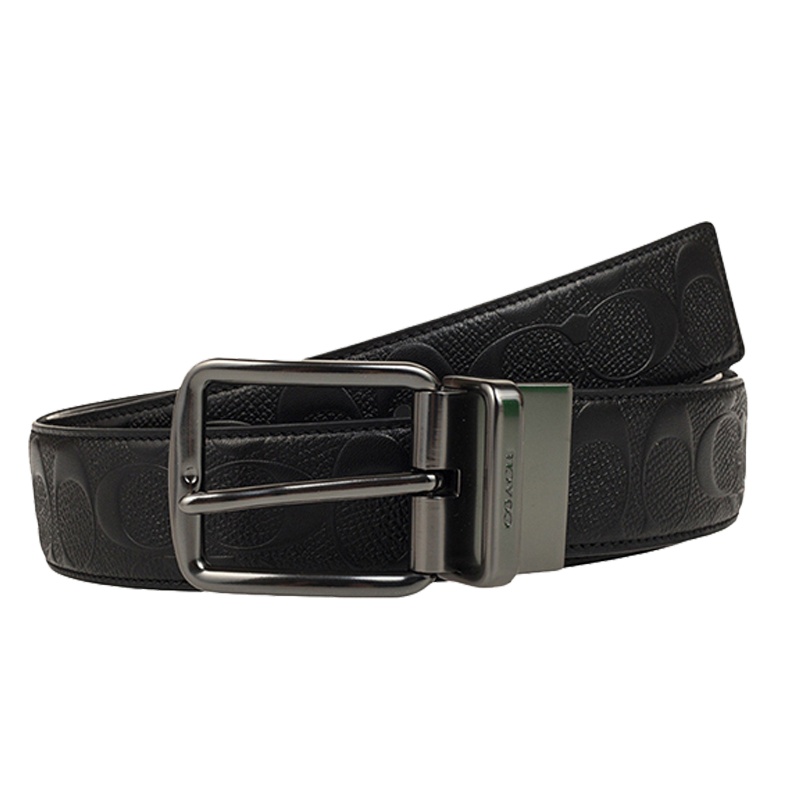 COACH/蔻驰皮带男腰带男士牛皮压花宽版腰带 男款裤带 F55157