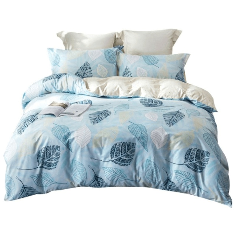 床上四件套纯棉全棉四件套简约现代北欧小清新床笠床单被套三件套