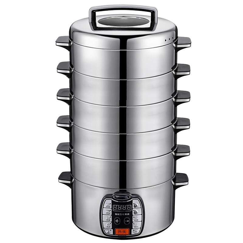 电蒸锅 SMS-32BD 不锈钢家用多功能智能全自动5层电蒸锅笼大容量(单位:台)