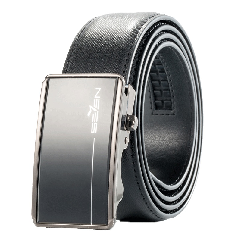 柒牌SEVEN商务腰带中青年时尚商务休闲皮带自动扣男士