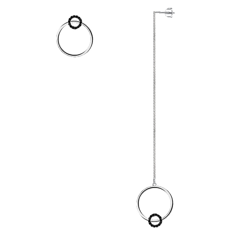 佰色传情(BRIR)韩版时尚个性百搭S925银耳钉银耳饰