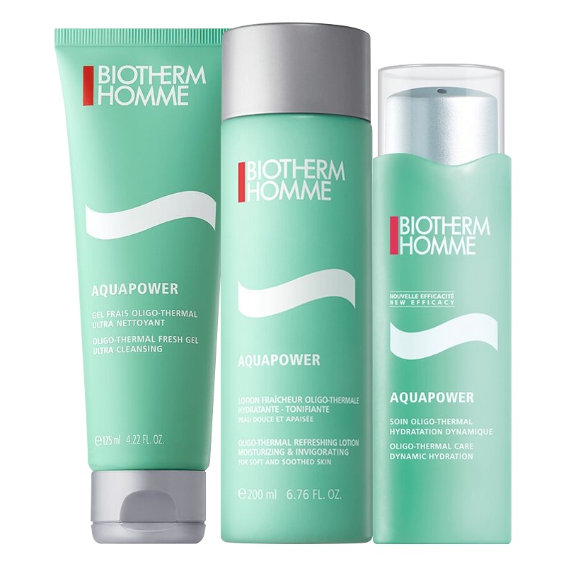 碧欧泉(BIOTHERM)男士面部护肤套装水动力三件套(洗面奶125ml+水200ml+乳液75ml)