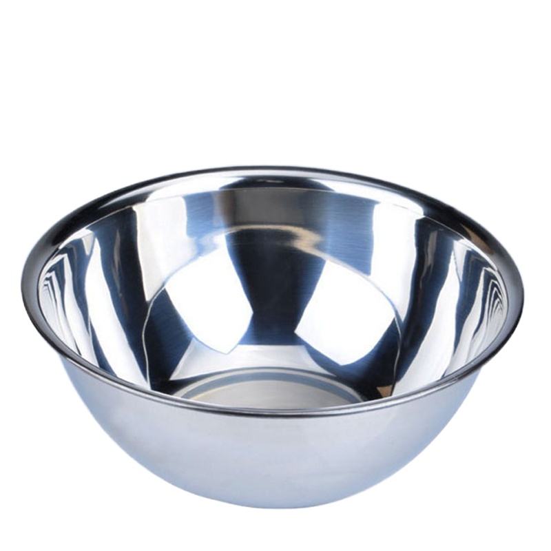 今创(jinchuang) 抗摔防烫不锈钢盆加厚物斗洗菜淘米盆打蛋盆揉面盆烘培搅拌盆和面盆特厚无磁足尺盆20cm