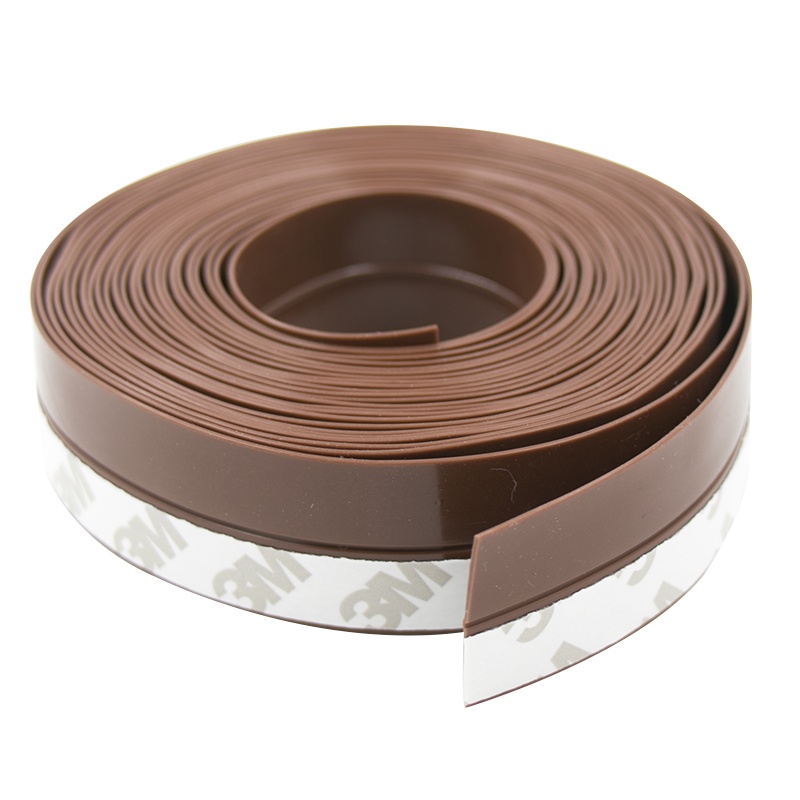 海斯迪克 HK-518 自粘型密封条 隔音防水胶条 门缝门底防风条门窗窗户保温保暖玻璃门封条 棕色35mm5米/2卷