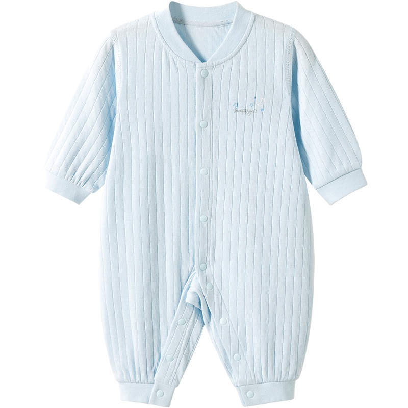 哈贝比（happyB）婴儿连体衣新生儿衣服春秋装哈衣纯棉女宝宝爬服长袖睡衣男