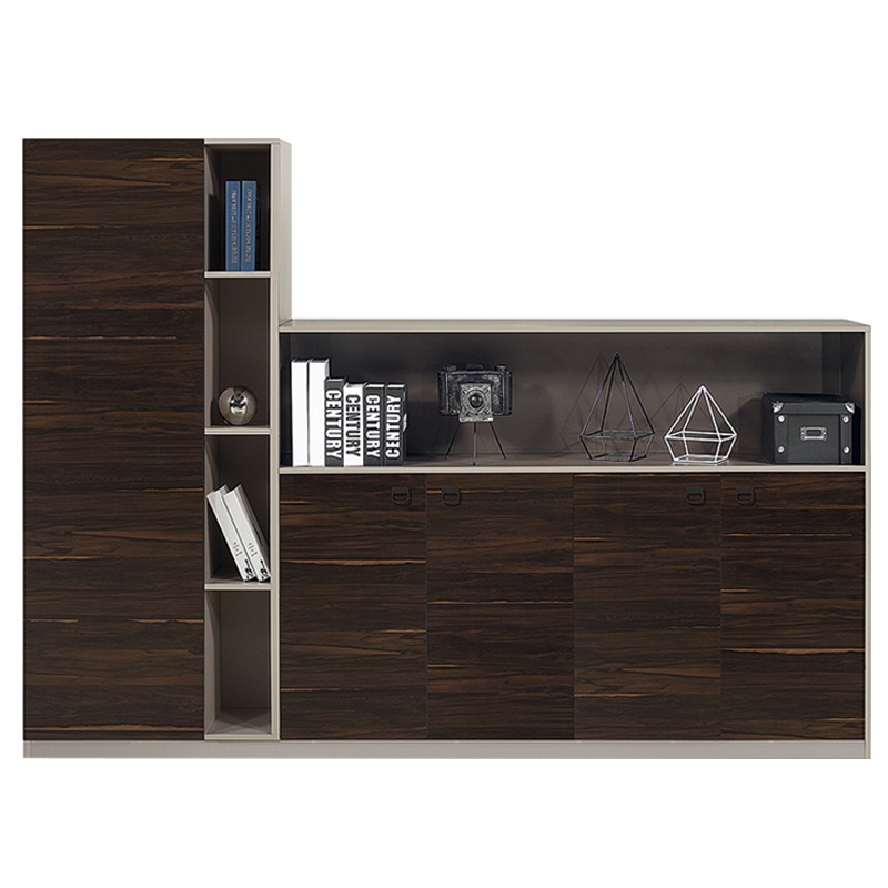 DYUANS东原荷西胡桃系列2.3米办公储物柜文件柜W3623