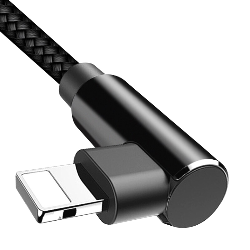 墨一 苹果数据线 iphoneX/XR/Xs Max/6/7/8 Plus/ipad air/mini双弯头快充充电线