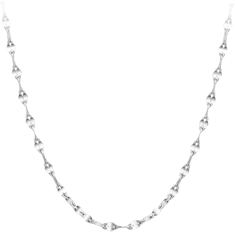 周大福珠宝首饰简约时尚PT950铂金项链素链PT160773