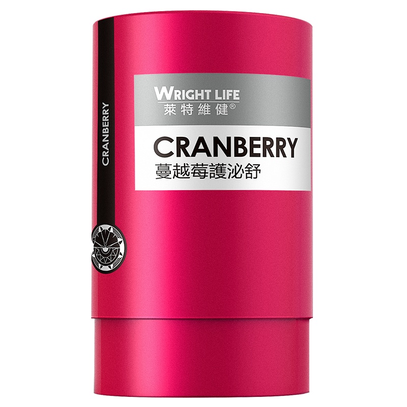 莱特维健(Wright Life)蔓越莓益生菌粉 女性泌尿健康尿道私处保养品蔓越莓护泌舒4g*30袋