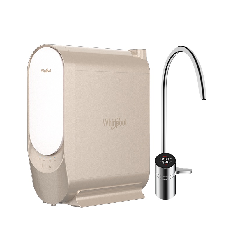 惠而浦反渗透净水机R400C89(CA1) 400加仑大通量 净水器 RO进口膜片 厨下式净水机