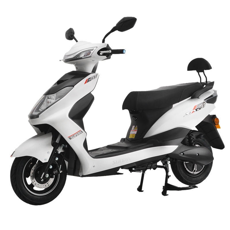 新日(Sunra)电动车 电动摩托车 H3 豪华城市运动款踏板车 成人外卖60V电瓶车 钢琴黑