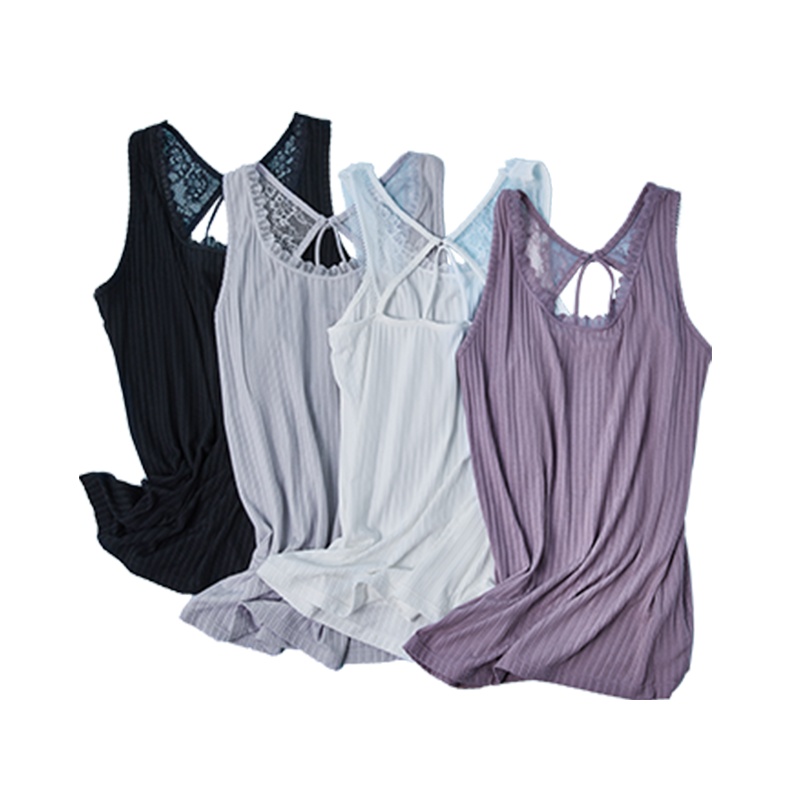 ENK简约百搭修身无袖吊带打底背心百搭女士背心