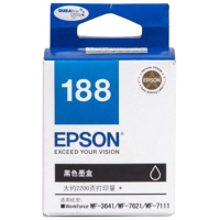 [精选]爱普生(EPSON)T1881黑色墨盒适用WF-7621/WF-7111/WF-3641