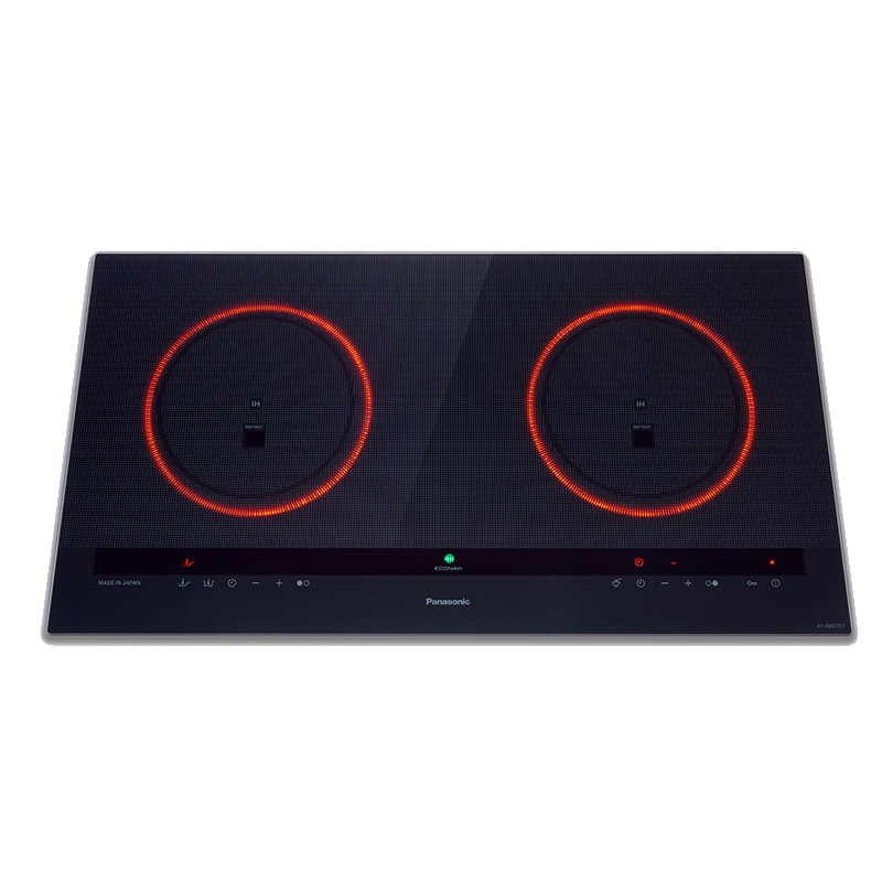 松下（Panasonic）嵌入式电磁灶KY-R8872KTXE 家用双灶 IR火光石 智能触控电磁灶 超薄微晶面板