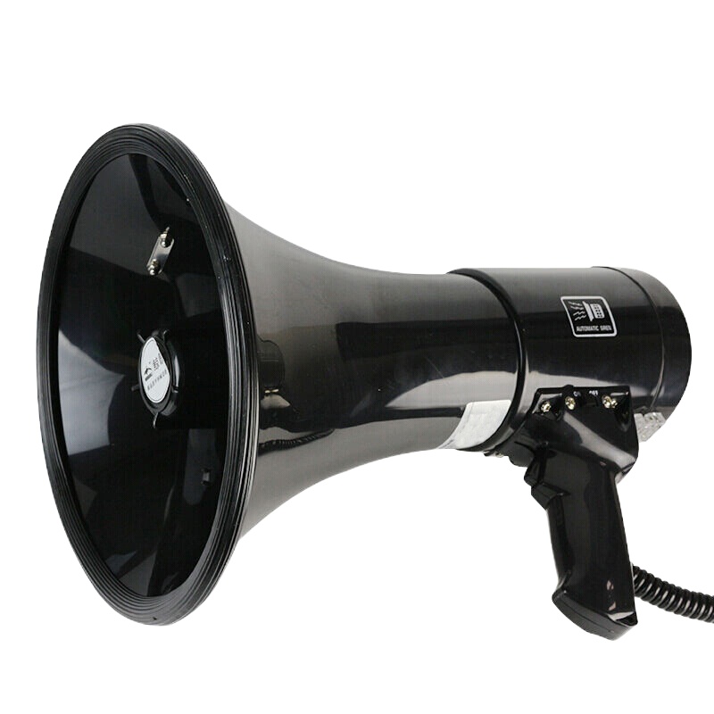 谋福 8401 大功率喊话器喇叭 可插卡喊话手持扩音器 黑色 经典黑(喇叭配好锂电池)①