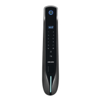迪威乐devele W800全自动智能锁 指纹锁 密码锁 家用防盗门锁 黑色
