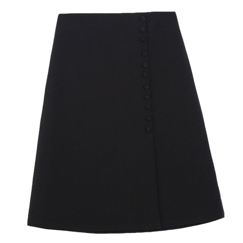 拉夏贝尔宽松高腰中长裙新款女装夏季时尚气质休闲a字半身裙