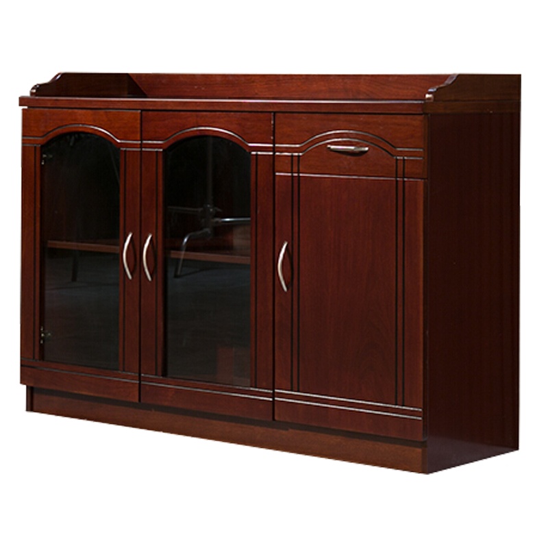 欧宝美简约茶水柜油漆矮柜餐边柜厨房备餐柜