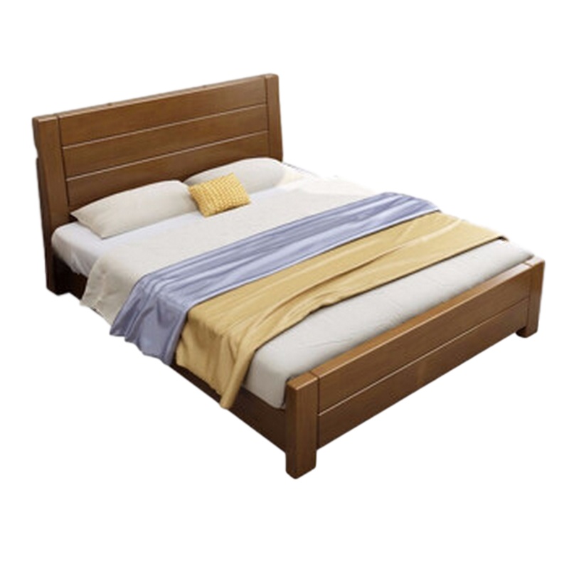 逐鹿中原床 实木床 单人床双人床 1.5米实木板床HFHC727颜色备注1.5米单床