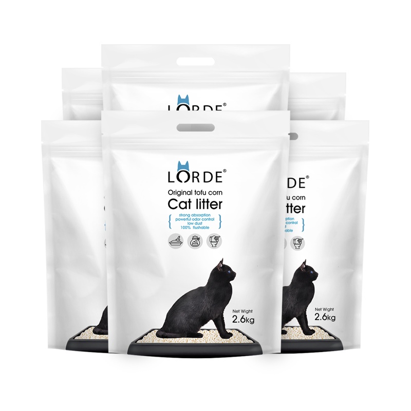 lorde里兜猫砂除臭豆腐猫砂15.6kg 原味玉米植物猫砂豆腐砂无尘猫沙猫咪用品