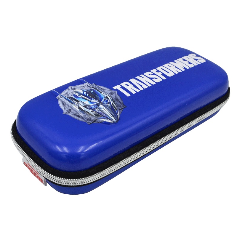迪士尼(Disney)多功能笔盒 变形金刚2769秦天柱深蓝男童文具盒EVA大容量小学生铅笔盒3D立体压模笔袋 学习用品