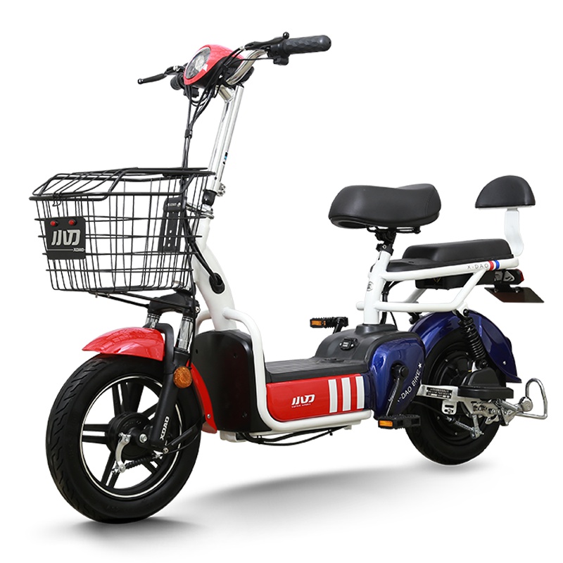 小刀电动车 48v3C认证新款国标电动自行车电瓶车平衡车双人 锦云