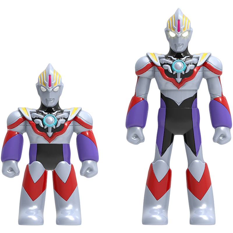 灵动创想超变奥特曼宇宙英雄男孩玩具儿童动漫欧布奥特曼(重光形态)ATM0103